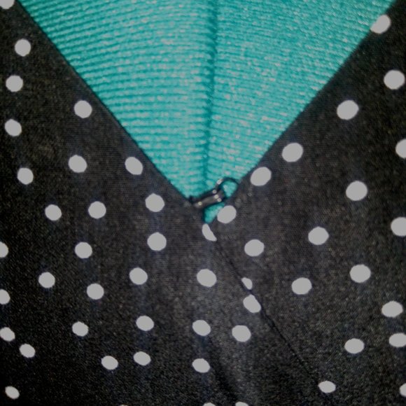 Urban Outfitters Josey Polka Dot Mini Wrap Dress Sz XL - Picture 5 of 16